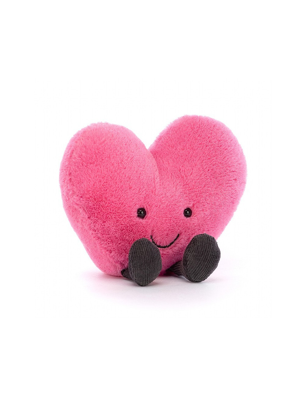 Cuore Rosa Divertente peluches 17x19cm