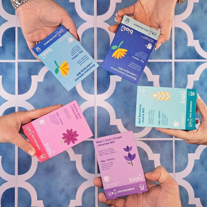 MANI VISO CORPO LAVANDA BIO solubile Biolù novità