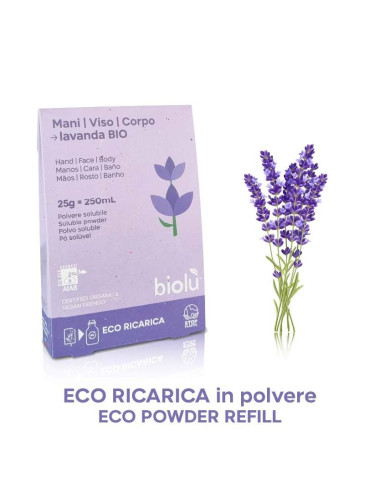 MANI VISO CORPO LAVANDA BIO solubile Biolù novità
