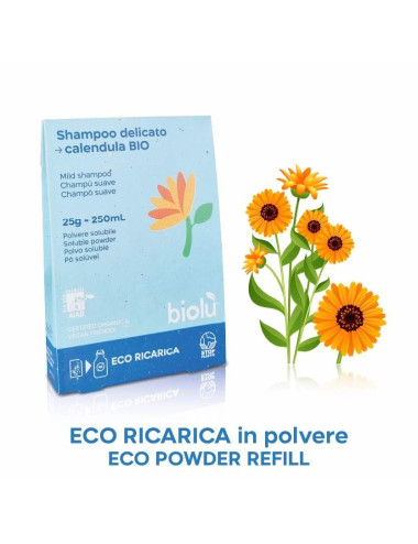 SHAMPOO CALENDULA BIO solubile Biolù novità