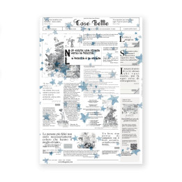 Carta da regalo con illustrazioni 'Frasi' 70x100