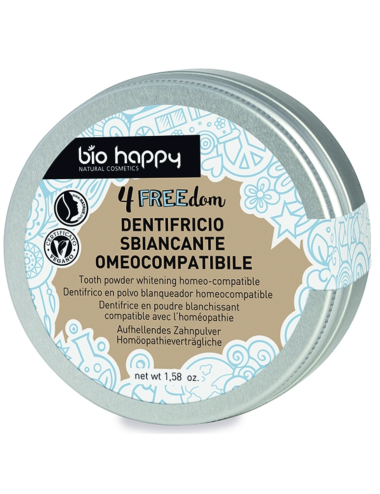 Dentifricio omeocompatibile polvere biohappy 45g