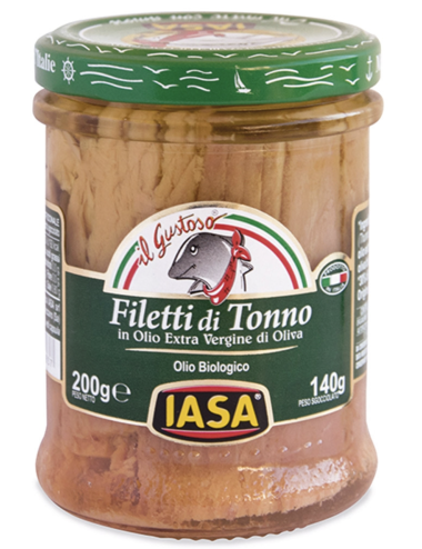 Filetti di tonno in olio extravergine di oliva 200g