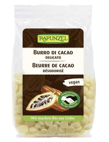 Burro di cacao biologico Rapunzel 100g