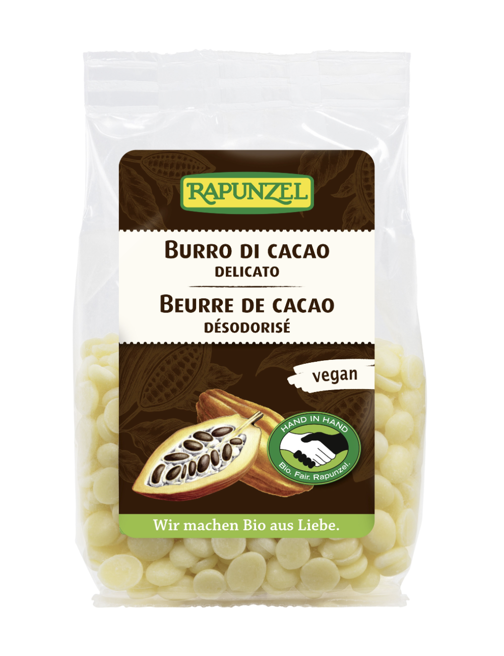 Burro di cacao biologico Rapunzel 100g