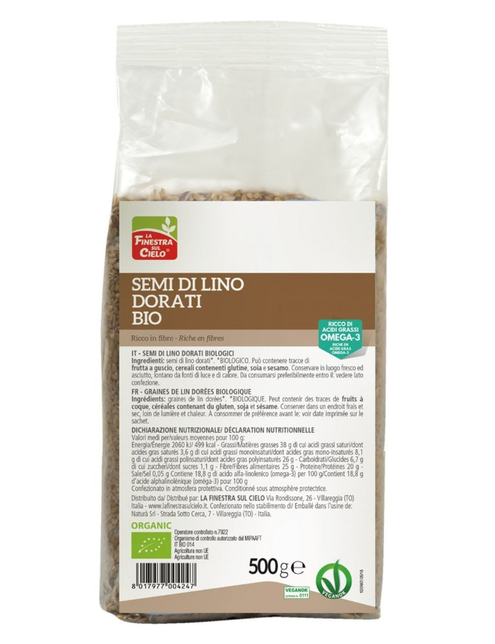 Semi di Lino dorato 500g