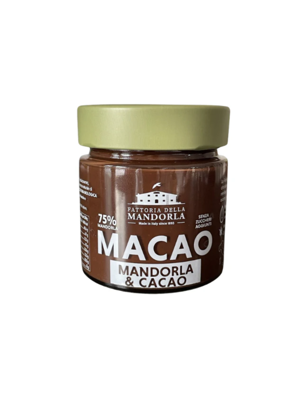 Crema di mandorla al cioccolato 150g