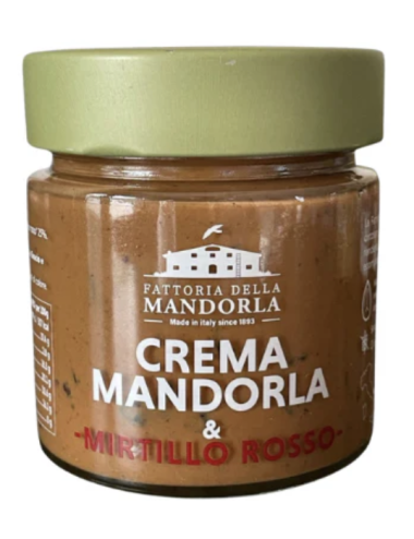 Crema di mandorla e Mirtillo Rosso 200g