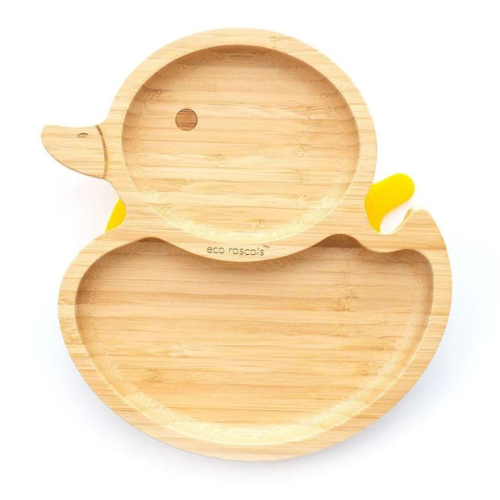 Piatto bimbi in bambù - Papera