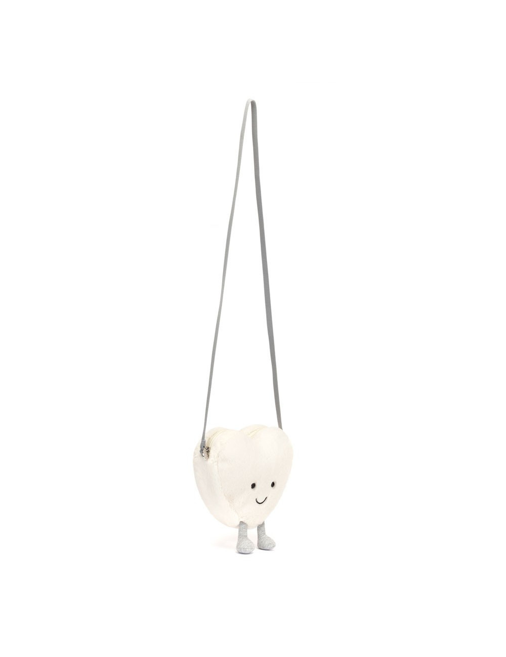 Borsetta Amuseable Cream Heart peluches Jellycat 17x18x5cm
