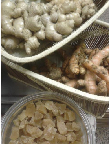 Curcuma fresca rizoma 100g