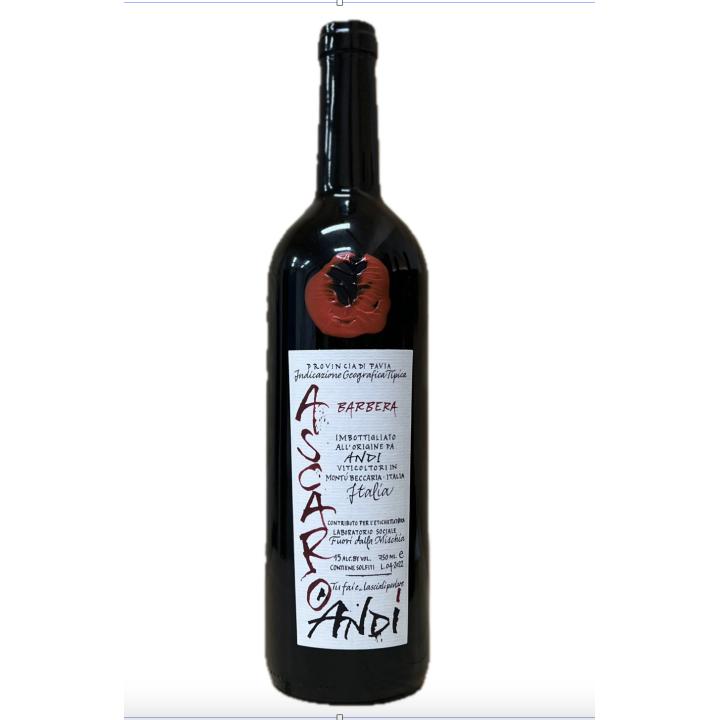 Vino rosso Ascaro biodinamico Andi Fausto75cl