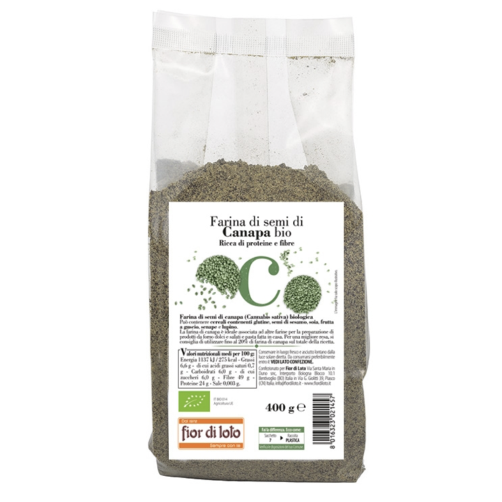 Farina di semi di canapa 400g