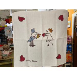 Tovaglietta Canovaccio 100% lino Pesciolini Pascucci 65x65