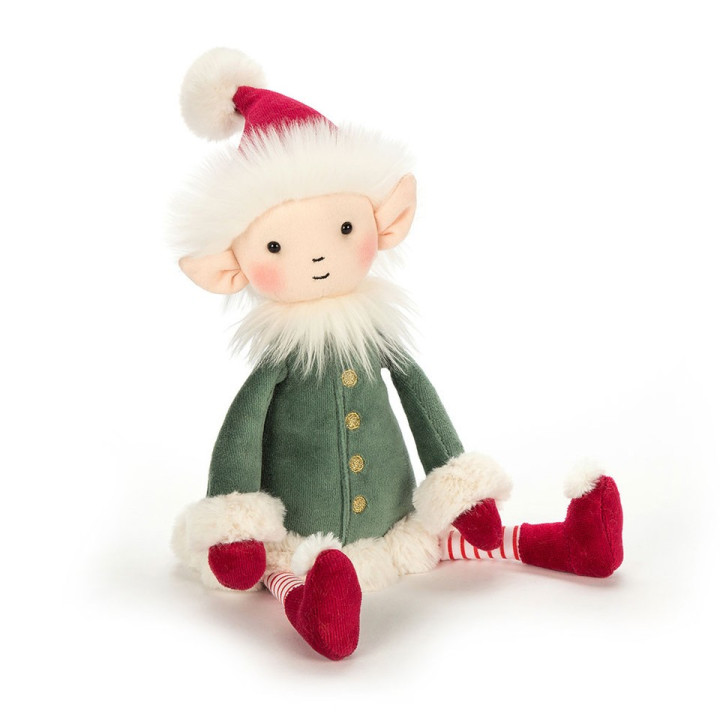 Leffy Elf Small Peluches Jellycat 22x10x8cm