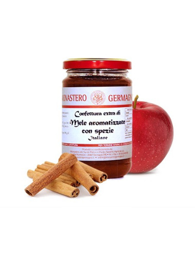 Confettura di Mele aromatizzate alle spezie 333g