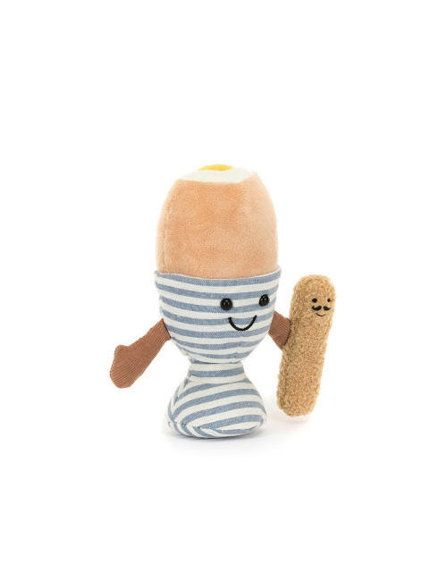 Amuseables Eggetha Egg & Lance Soldier Peluche Jellycat 16x12x6cm