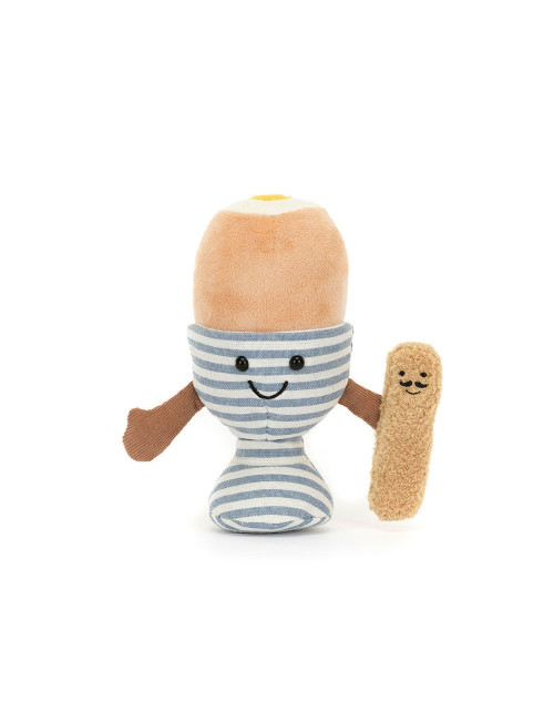 Amuseables Eggetha Egg & Lance Soldier Peluche Jellycat 16x12x6cm