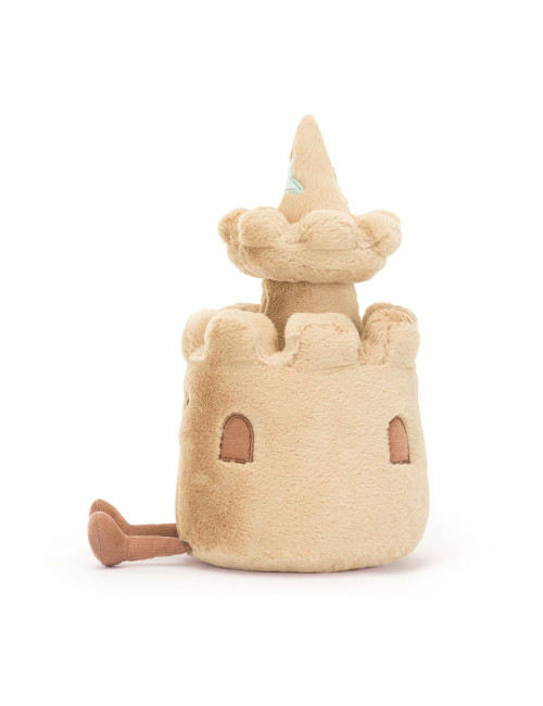 Amuseables Sandcastle Peluche Jellycat 29x15x14cm