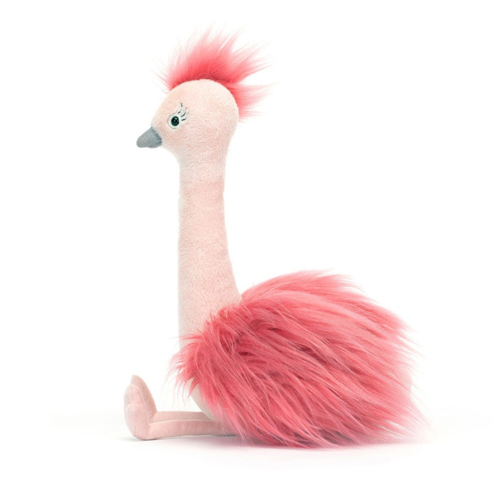 Fou Fou Ostrich Peluche Jellycat 31x14x15cm