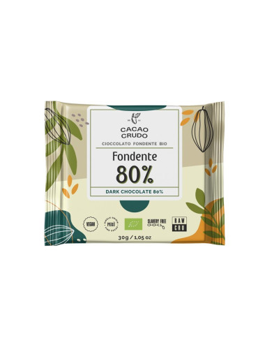 Cacao Crudo Fondente 80% 30g