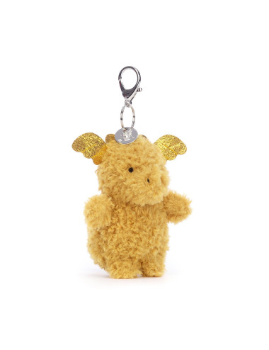 Little Dragon Bag Charm Jellycat 16x6x8cm