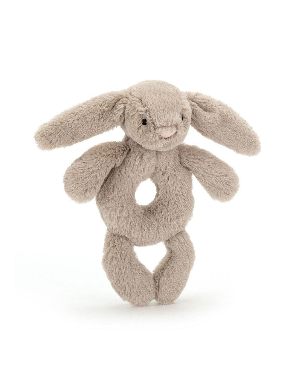 Bashful Beige Bunny Ring Rattle Peluches Jellycat 18x8x2cm