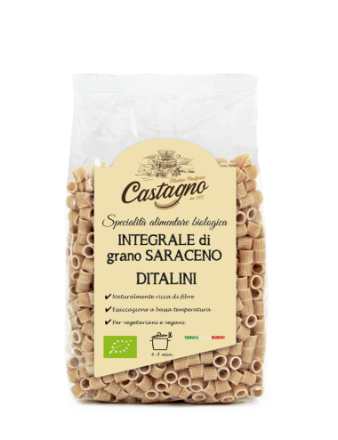 Ditalini 100% grano saraceno integrale 250g