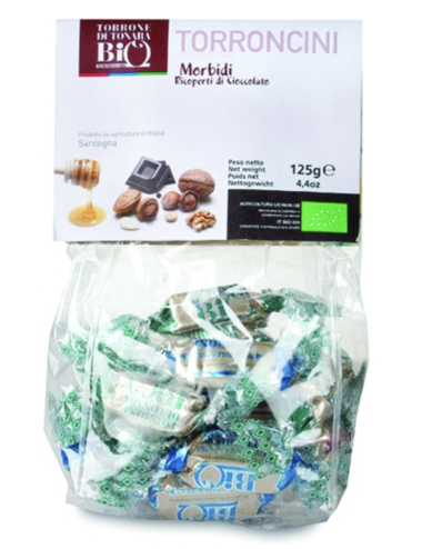 Torroncini morbidi ricoperti cioccolato 125g