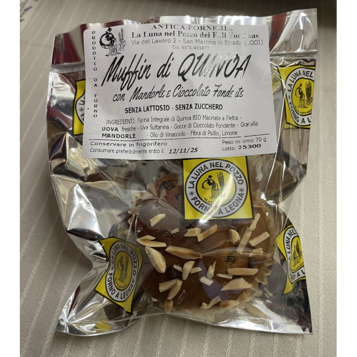 Muffin di quinoa no zucchero 50g