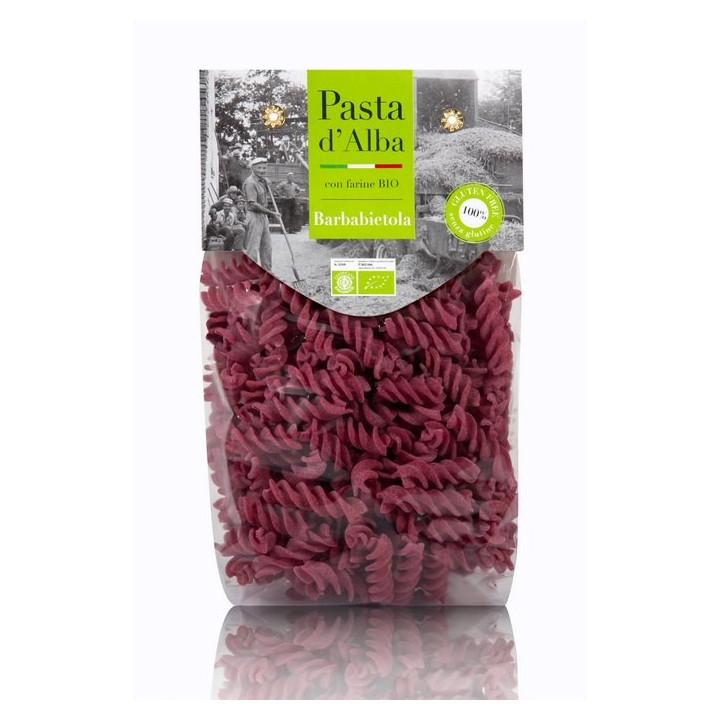 Fusilli di riso e barbabietola senza glutine 250g