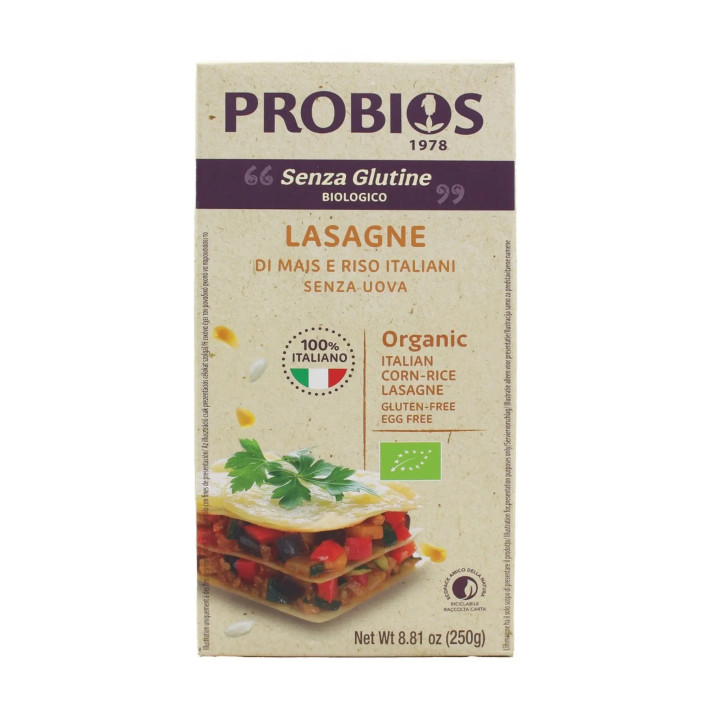 Lasagne Mais e Riso 250g