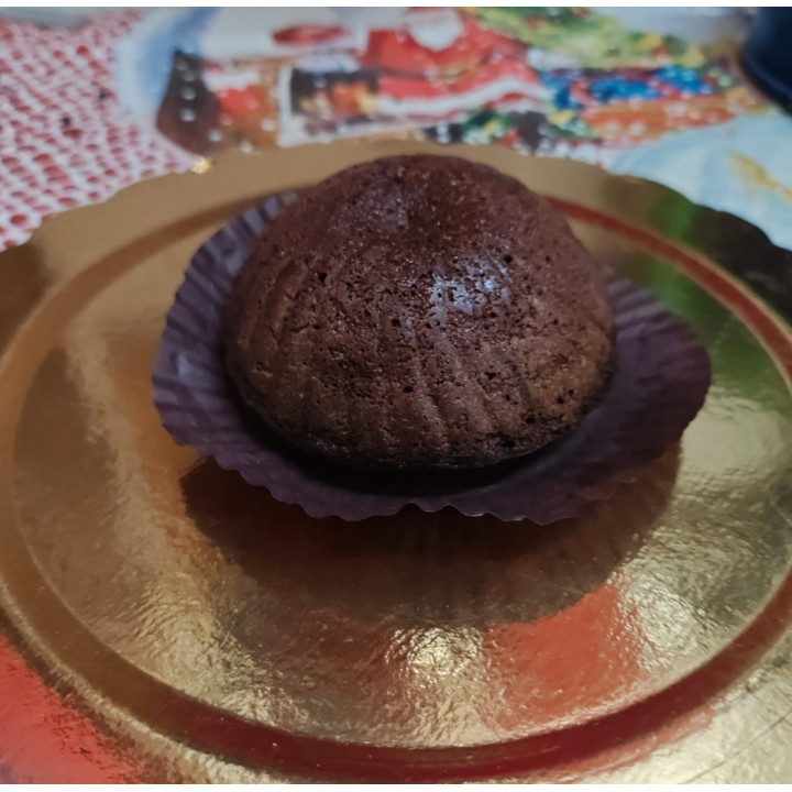 Tortina di mandorla e cioccolato fondente